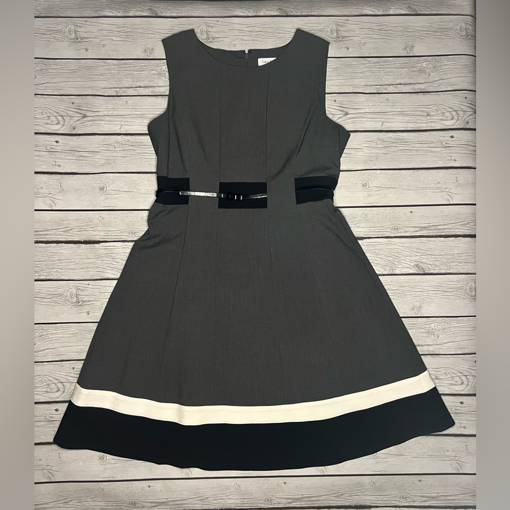 Calvin Klein Gray Dress